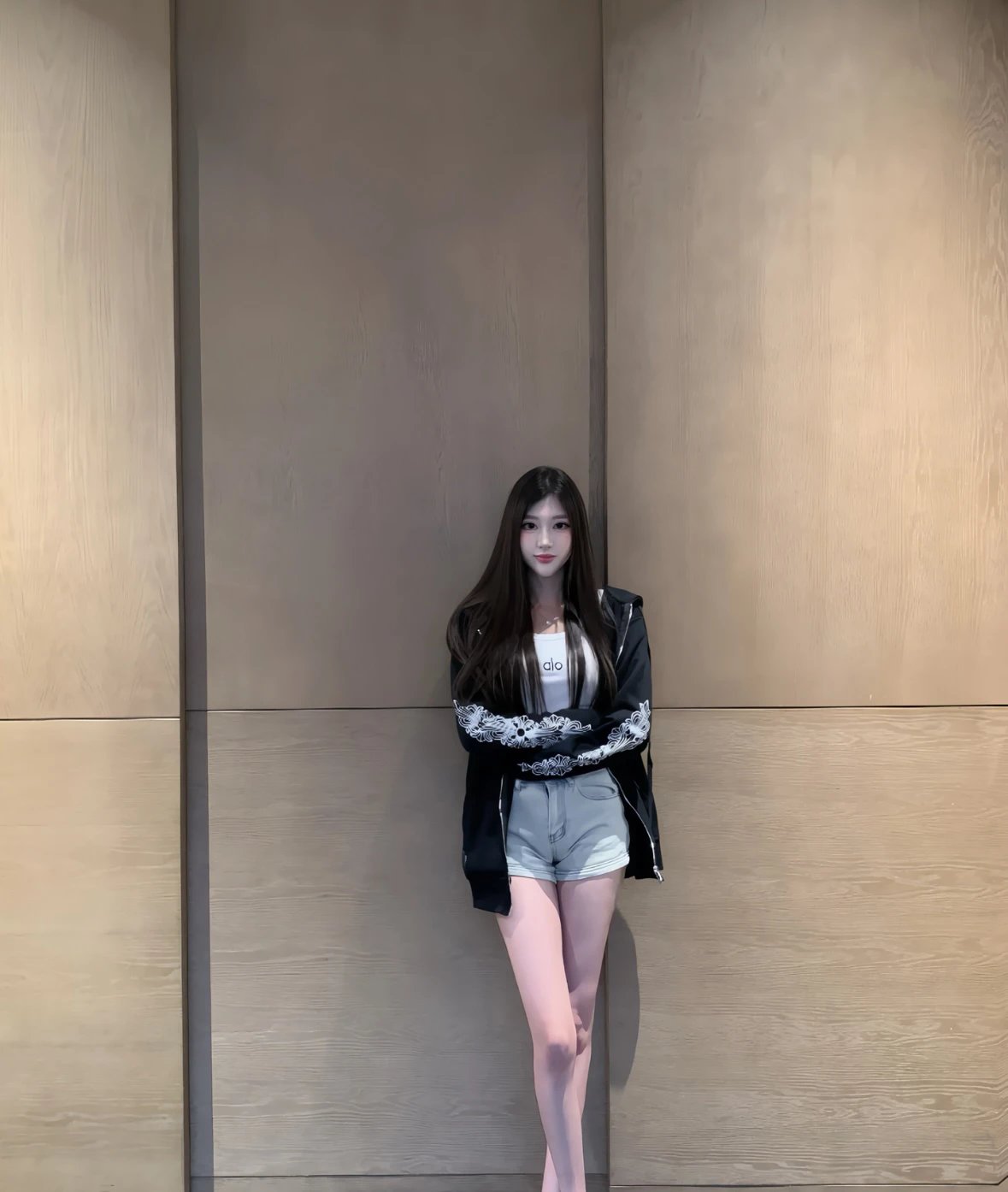 Item ID 8025 CH Horseshoe Printed Cotton Double Layer Fabric - _Waffle Inner_ _Silv