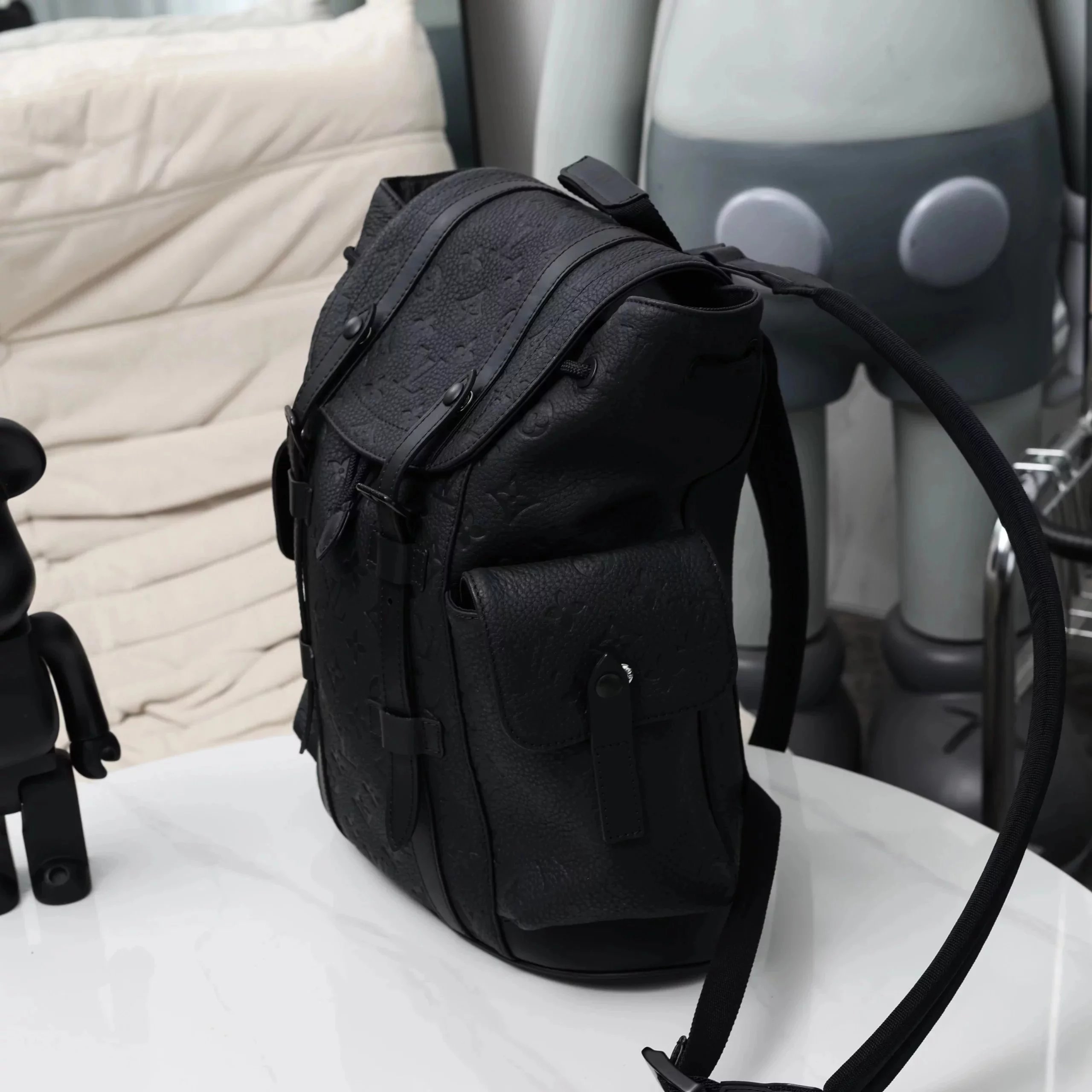 Item ID 8512 top backpack - Advanced customization - Full printed old flower flap b