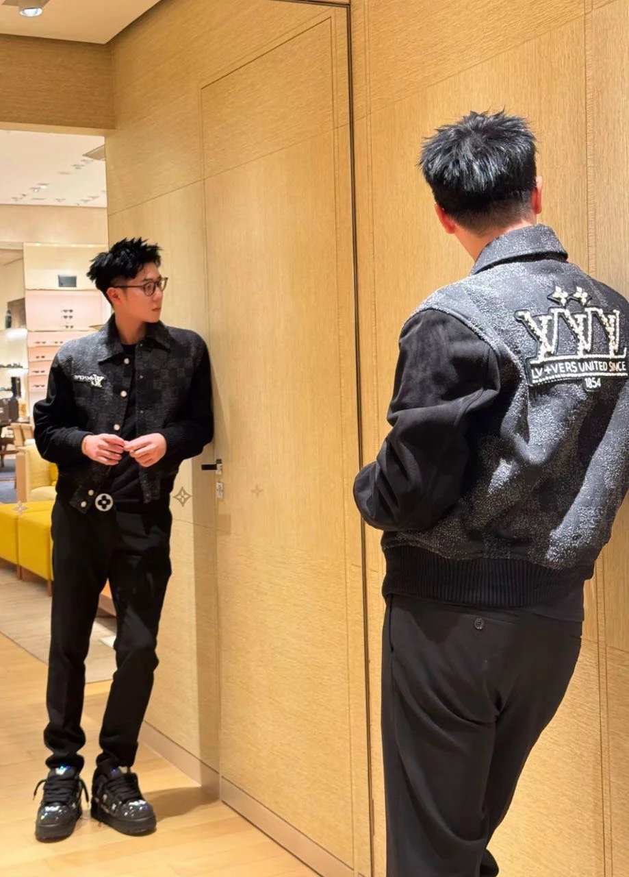 Item ID 8027 Haute Couture SS25 Baseball Jacket _Handmade Beaded_ _Imported Goat su