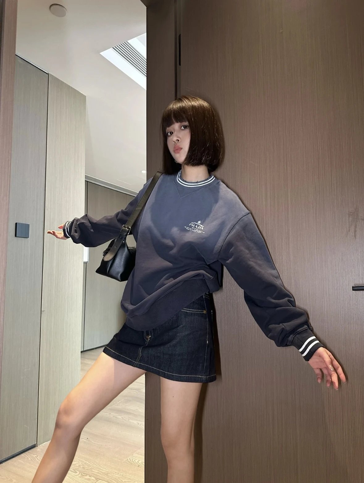 Item ID 8088 PRD-SS24Logo-“ Heavy industrial washing ”“ Purely hand-sanded ” Printe