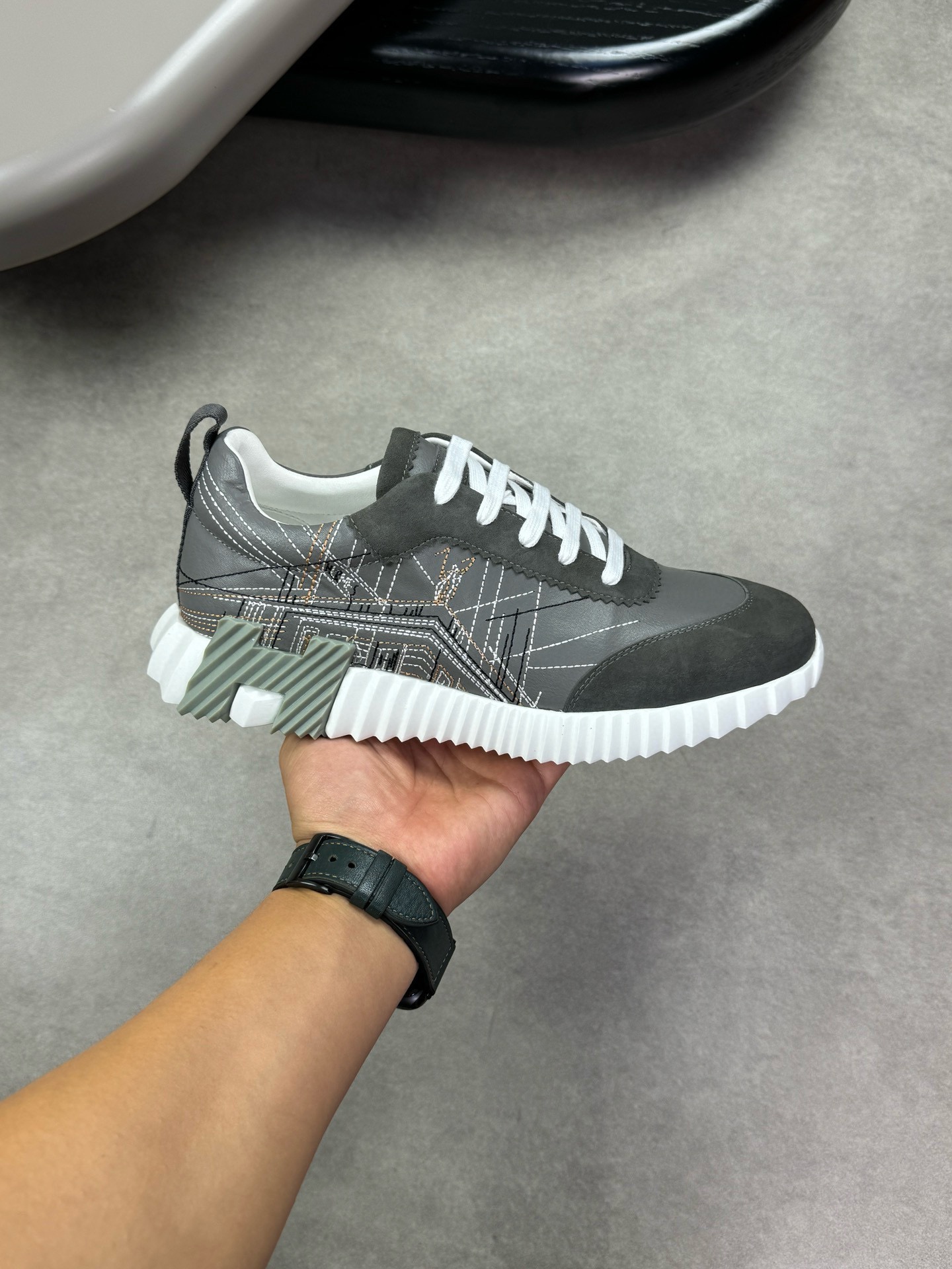 爱马仕反绒皮鞋4色