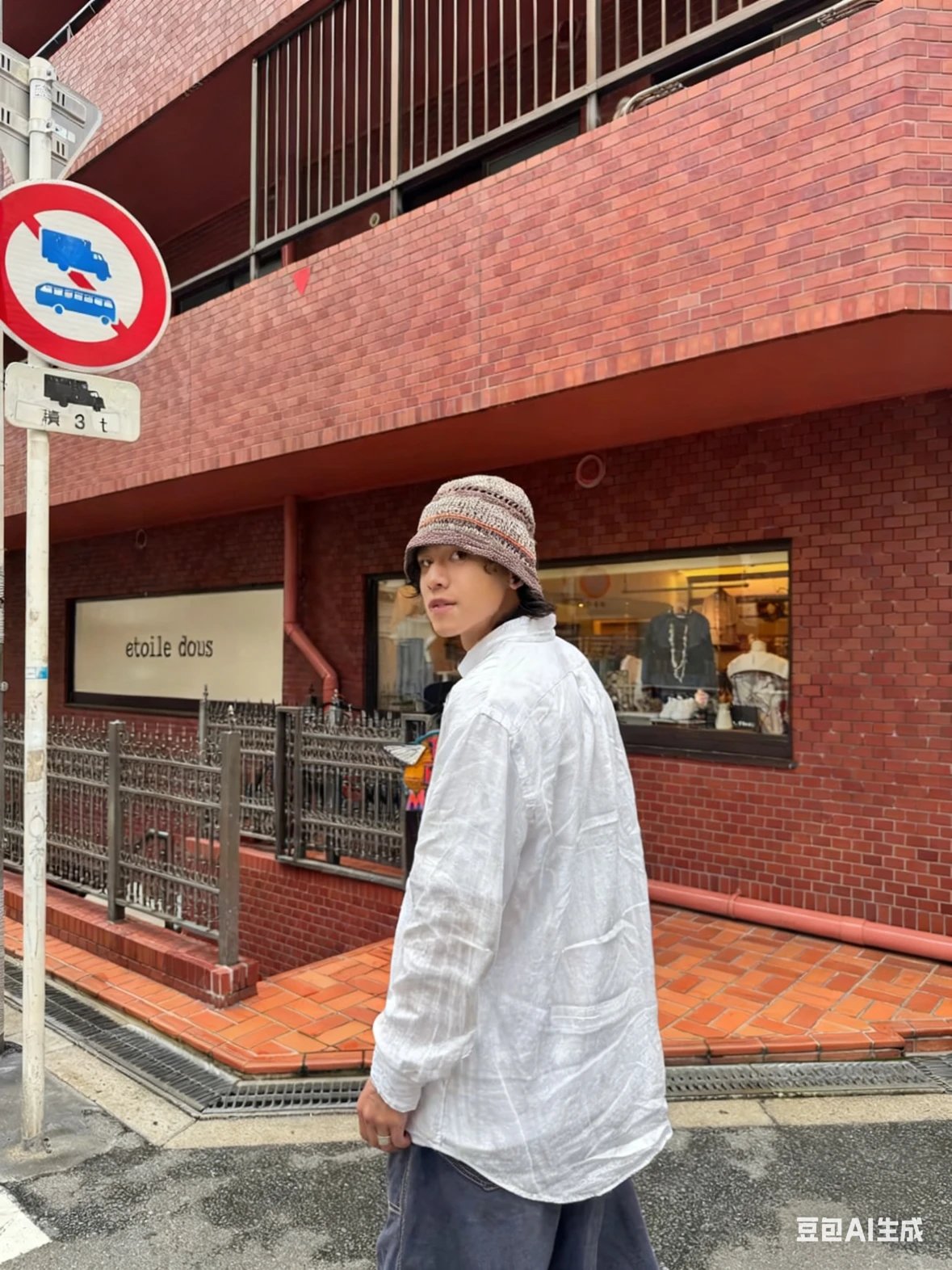 Item ID 8224 Ralph SS25 pony logo embroidered long sleeved cotton linen shirt - bla