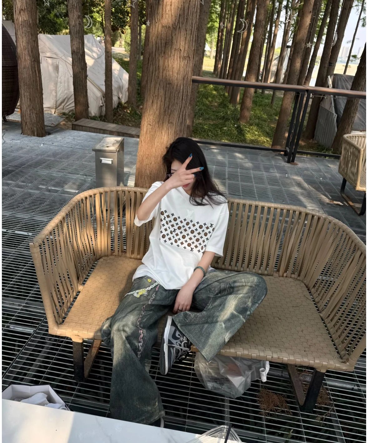 Item ID 8306 CPFM- Joint model 40 Double-ply combed long-staple cotton - brand Logo