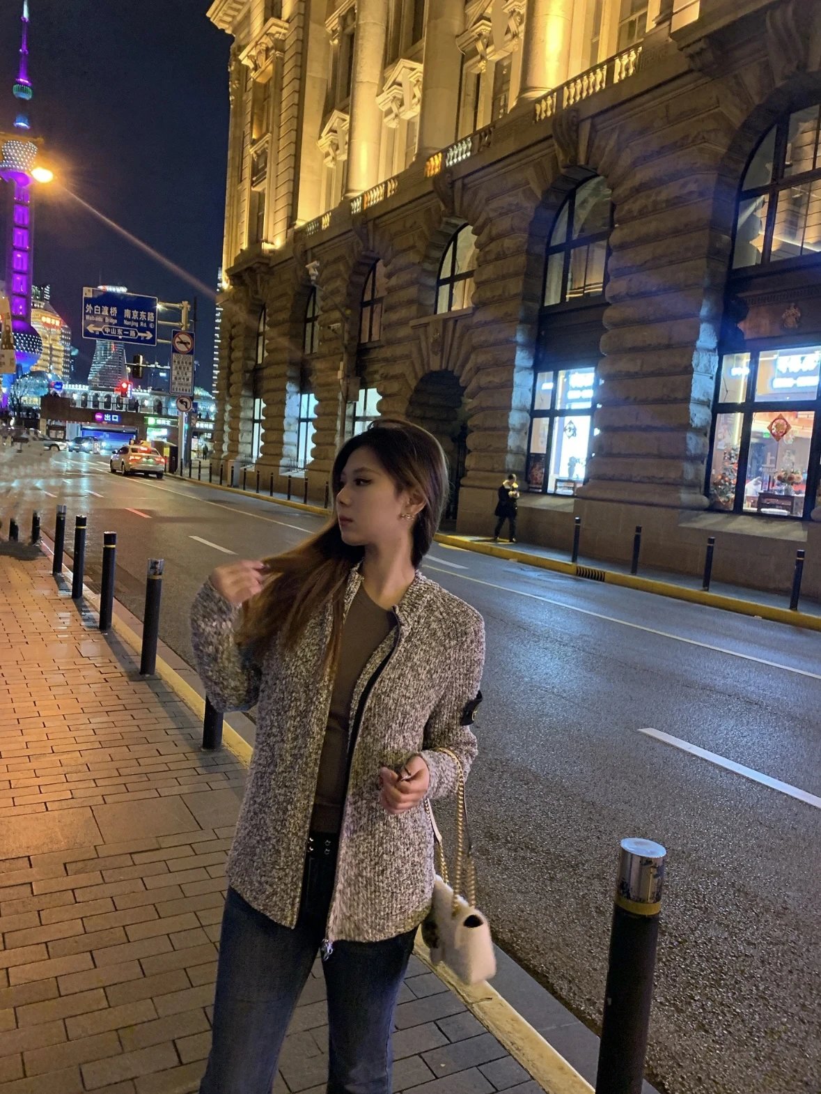 Item ID 8063 Stone-1sland - Island - _Custom woven seven types of yarn_ zipper roun