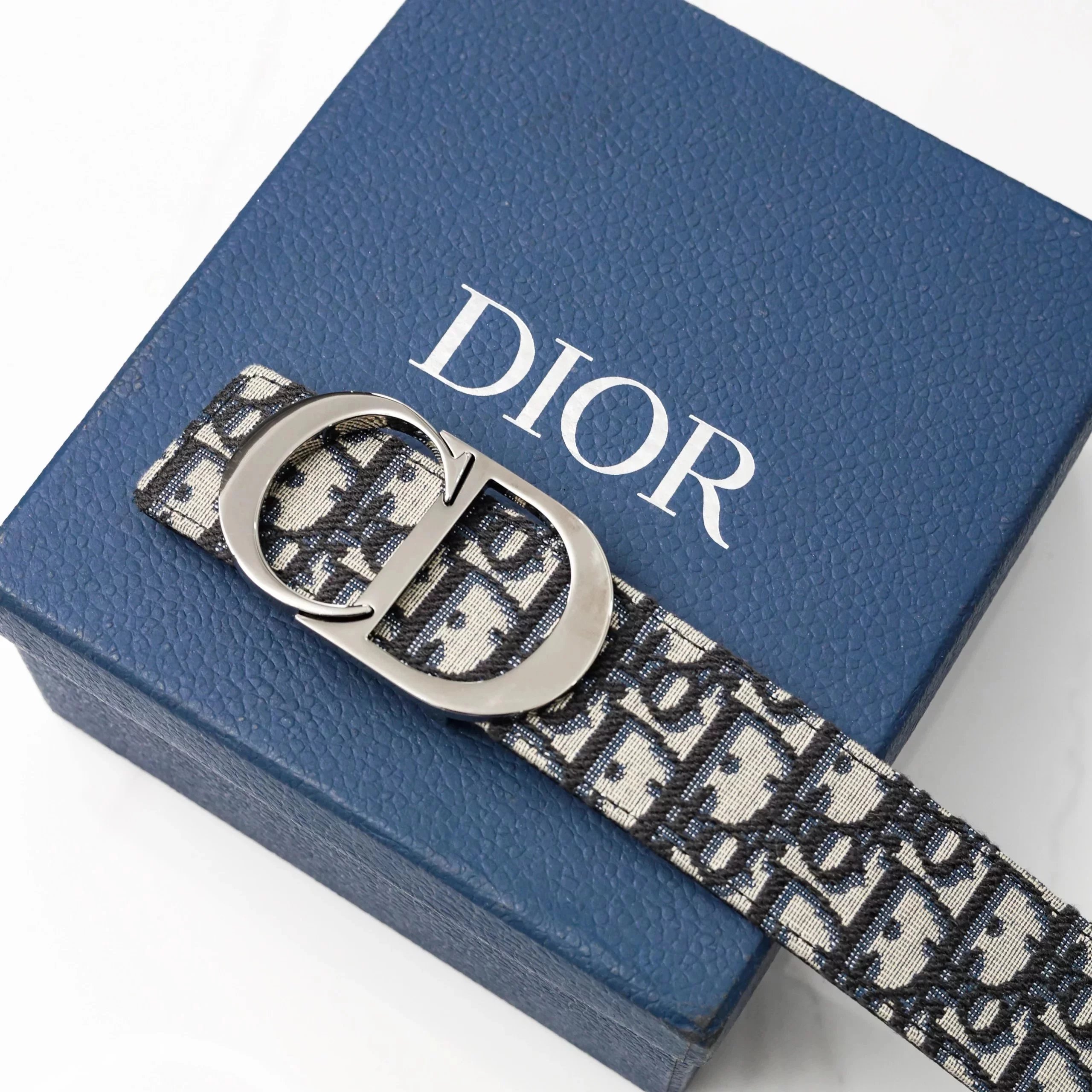 Item ID 8395 Dio-D Home - Full Print Vintage Series - Oblique Jacquard Letter Belt
