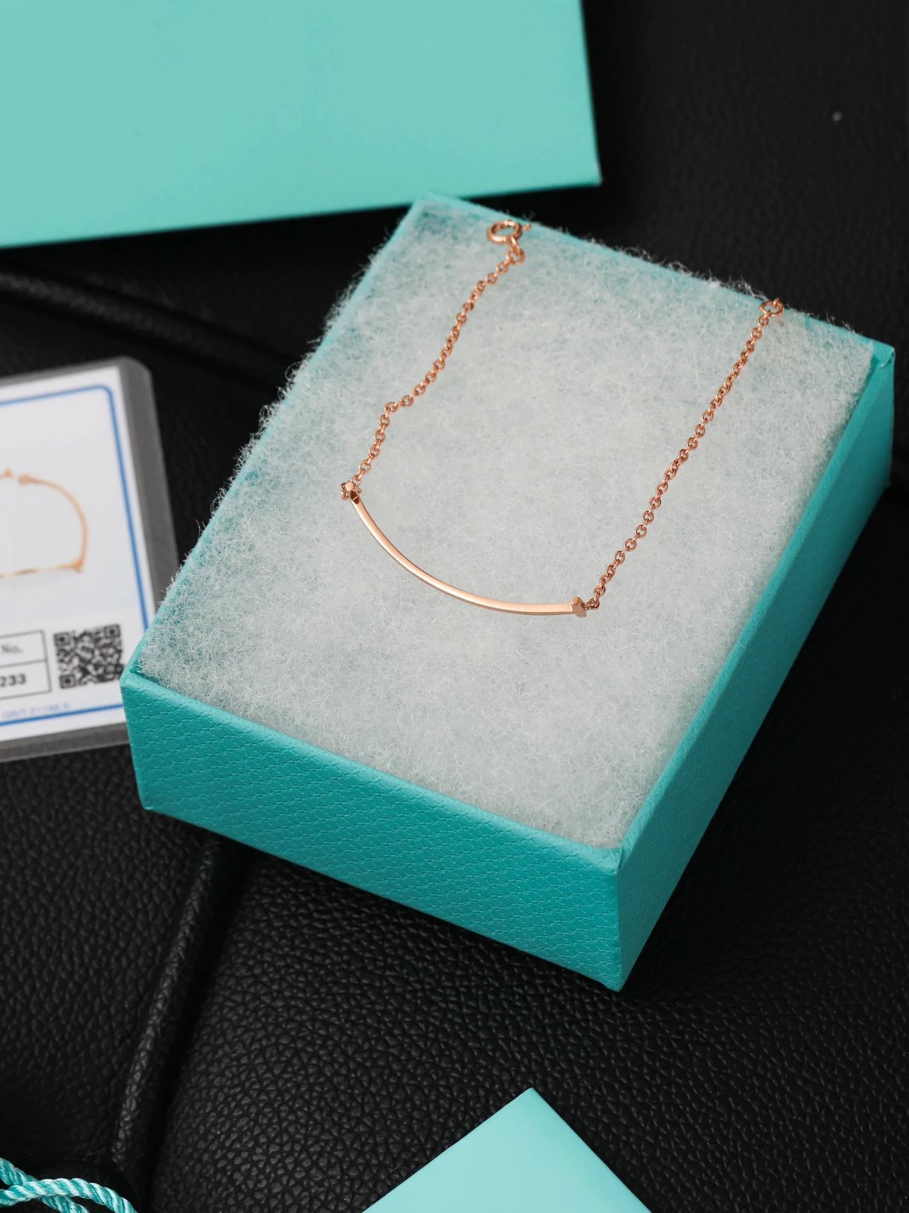 Item ID 8384 Tiff@ny- Tiffany - Classic -Smile smiley face bracelet （ plating 18K g