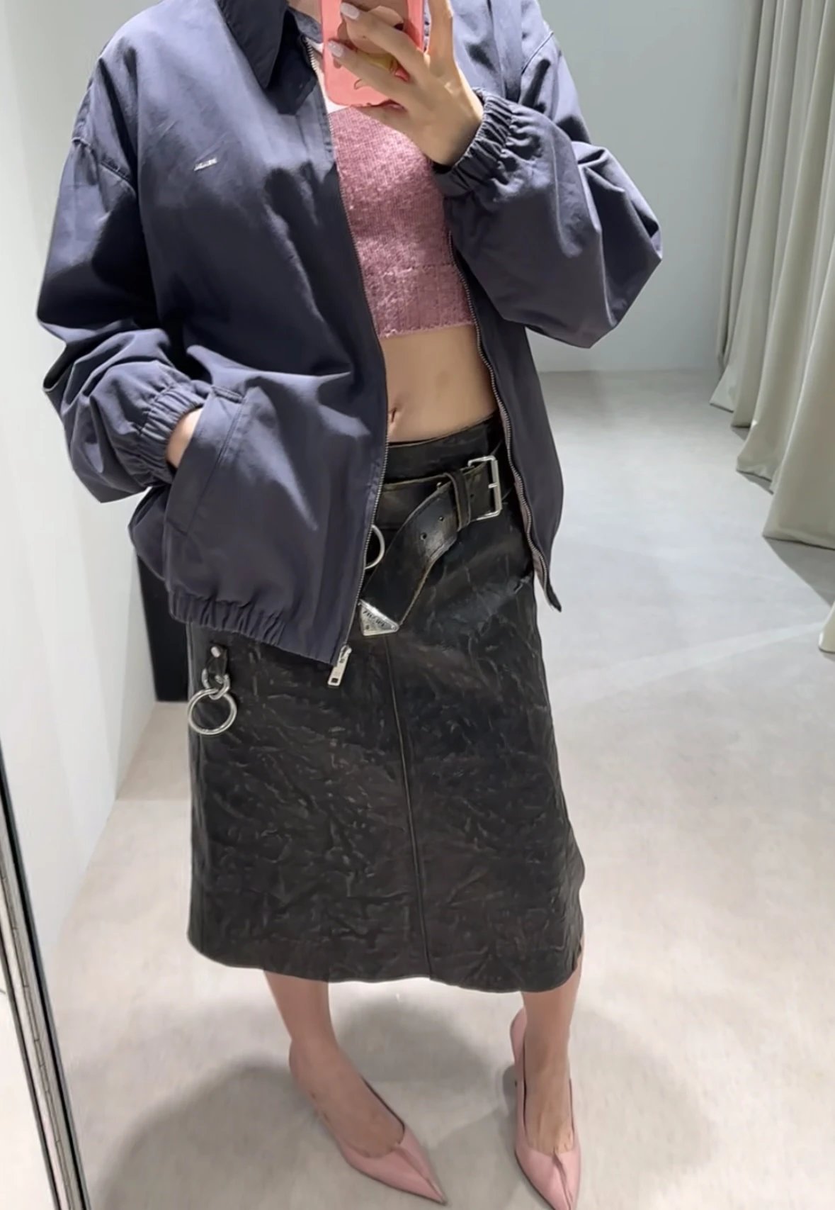 Item ID 8053 PRD-FW25- _Inner Dyeing_ Cotton Long Sleeve Zipper Shoulder Down Jacke