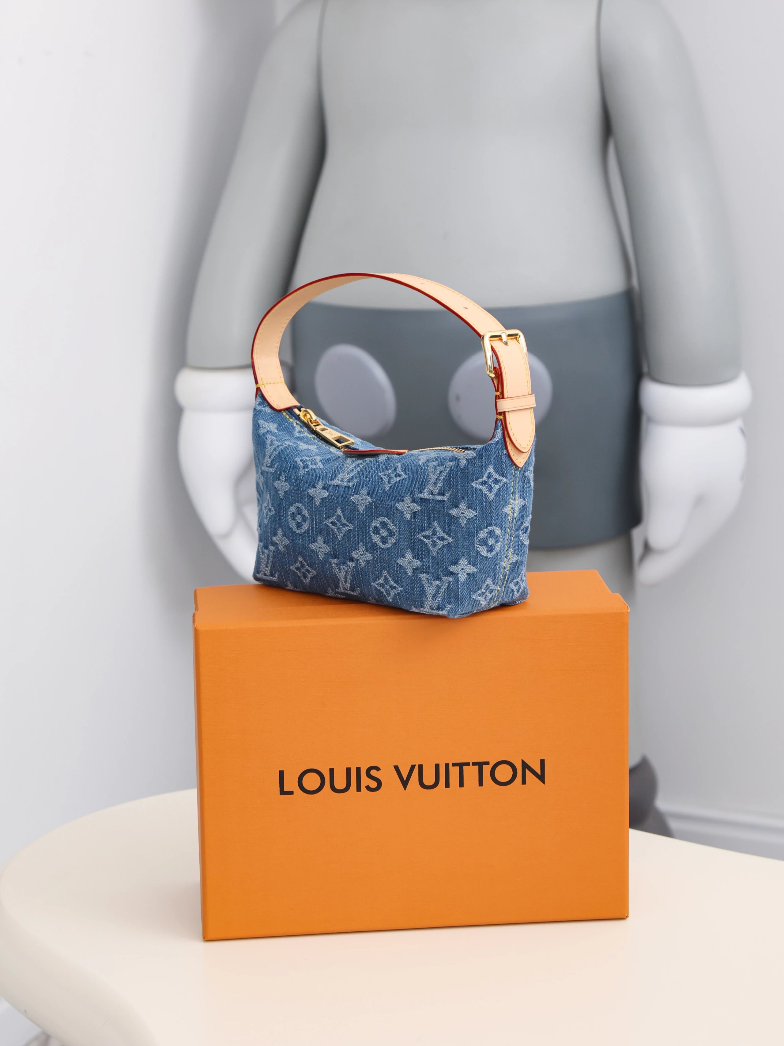 Item ID 8423 Advanced customization - Denim denim bag - Denim small lunch box handb