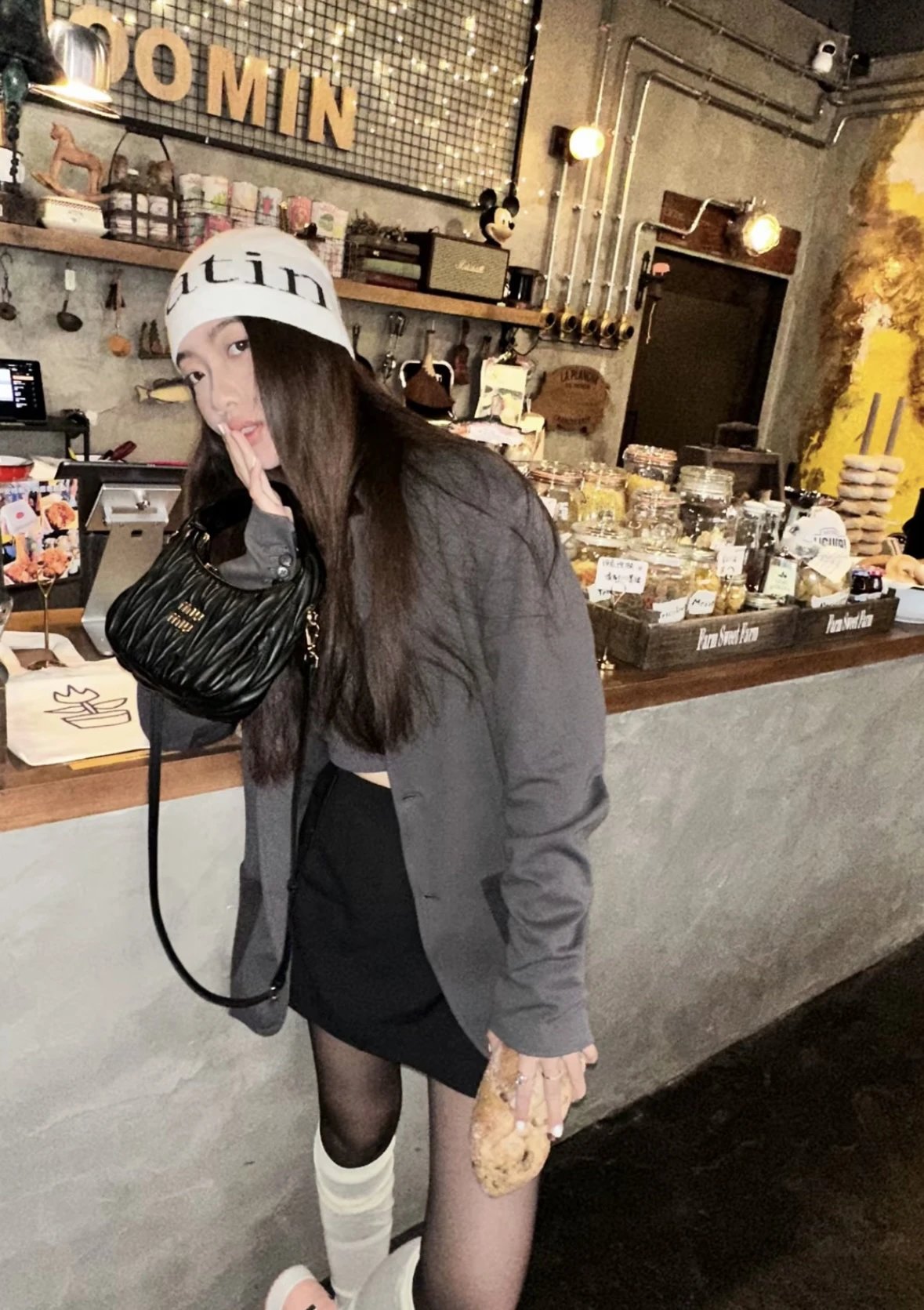 Item ID 8485 Haute couture series - Miu Miu -Wander series -“ Imported lambskin ”“