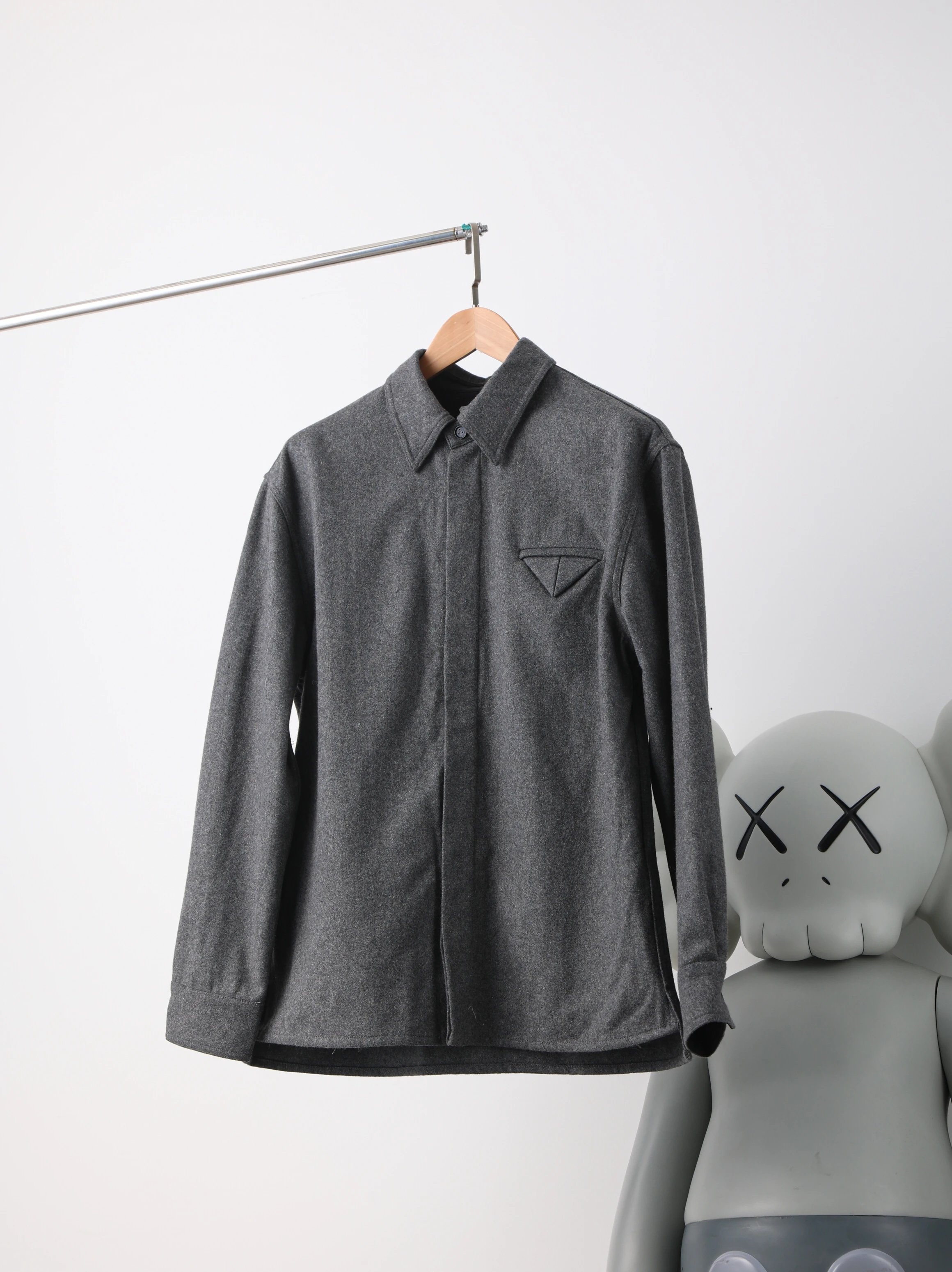 Item ID 8020 Botteg@-Venet @-BV-2024SS - Knitted Wool Jacket - Triangle Pocket Desi