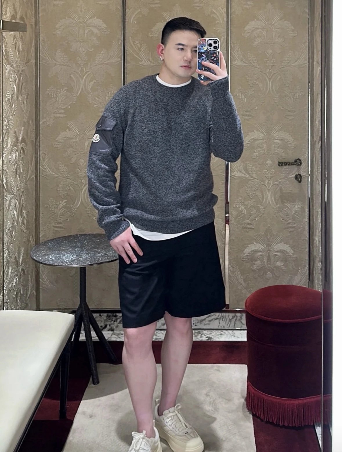  Item ID 8265 Moulin é Collection - _Wool and Cashmere Blended_ FW25- Splicing Casua