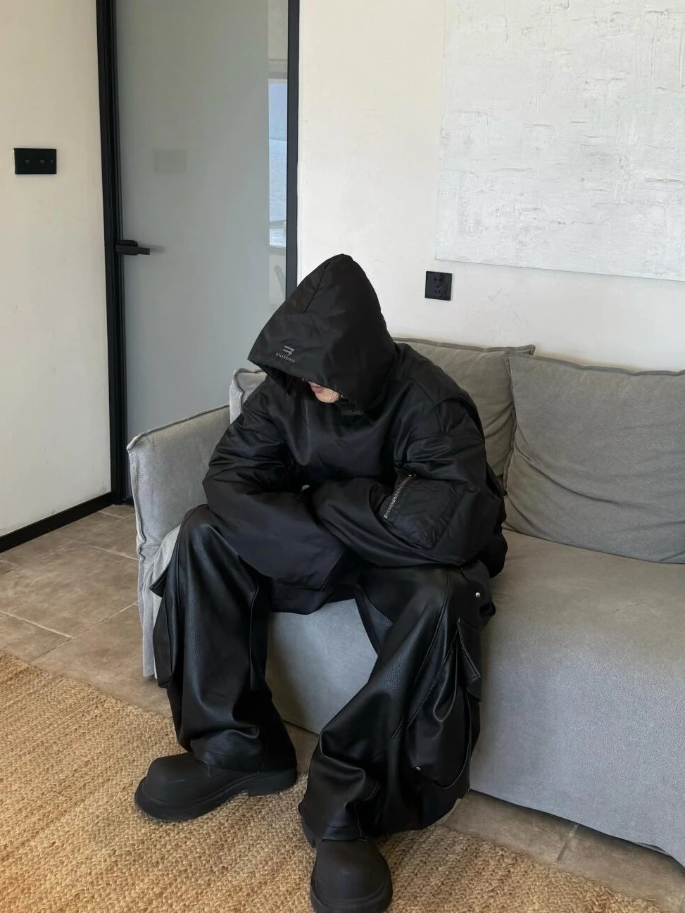 Item ID 8104 Balenci@ga- Paris -2022ss- strongest bomber cotton clothes - Oversized