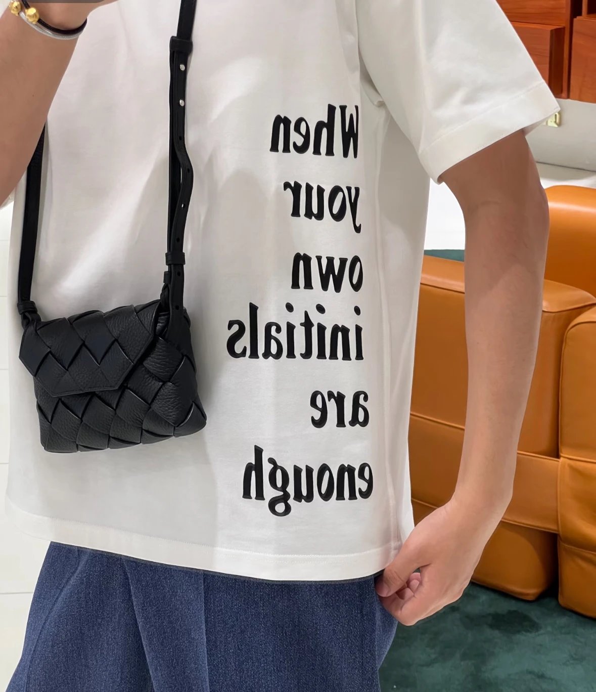 Item ID 8301 BV Bottega Veneta -SS25 limited -“ Built-in embroidery ” Jersey monogr