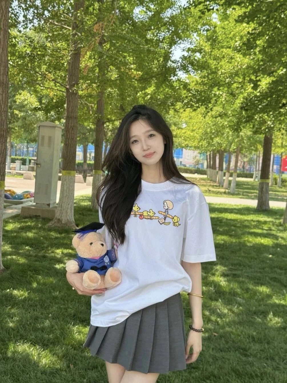 Item ID 8312 Fend1-Fendi-2025s - New Cartoon Hot Dog Bear Pattern Short Sleeve - Kn