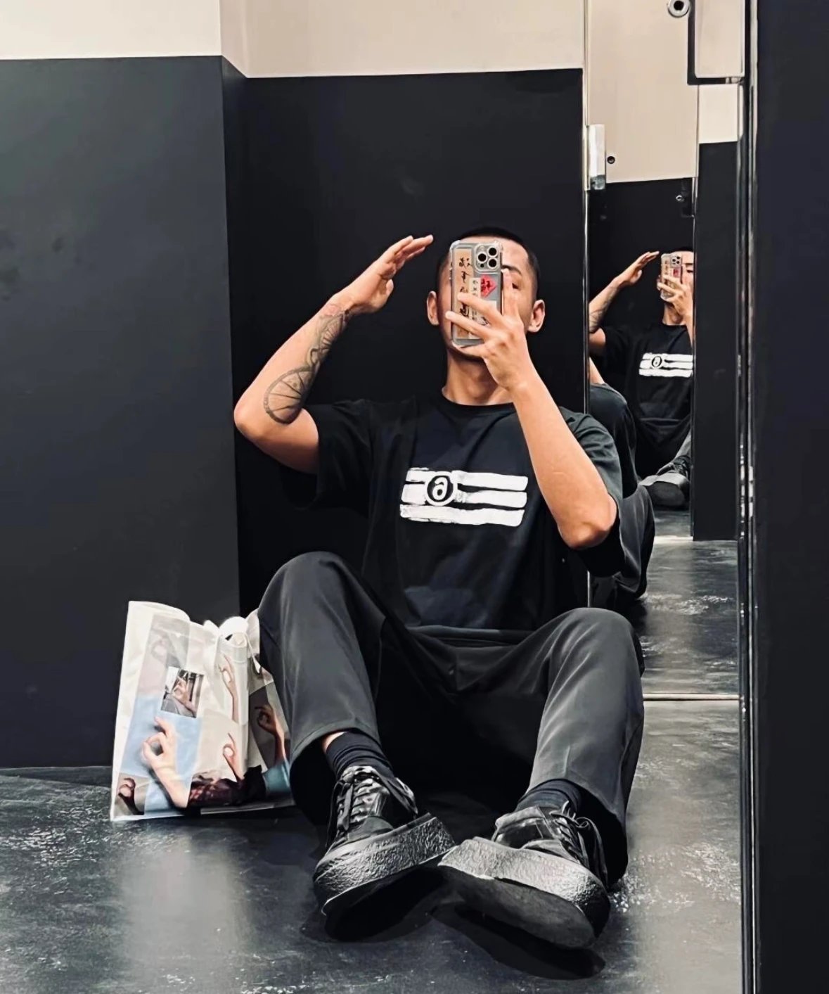 Item ID 8328 MM6-Magila SS25 _Correct Layered Printing_ - Digital Printed Round Nec