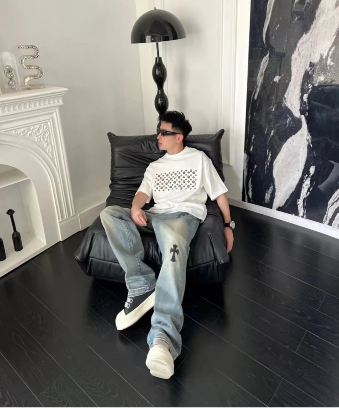 Item ID 8306 CPFM- Joint model 40 Double-ply combed long-staple cotton - brand Logo