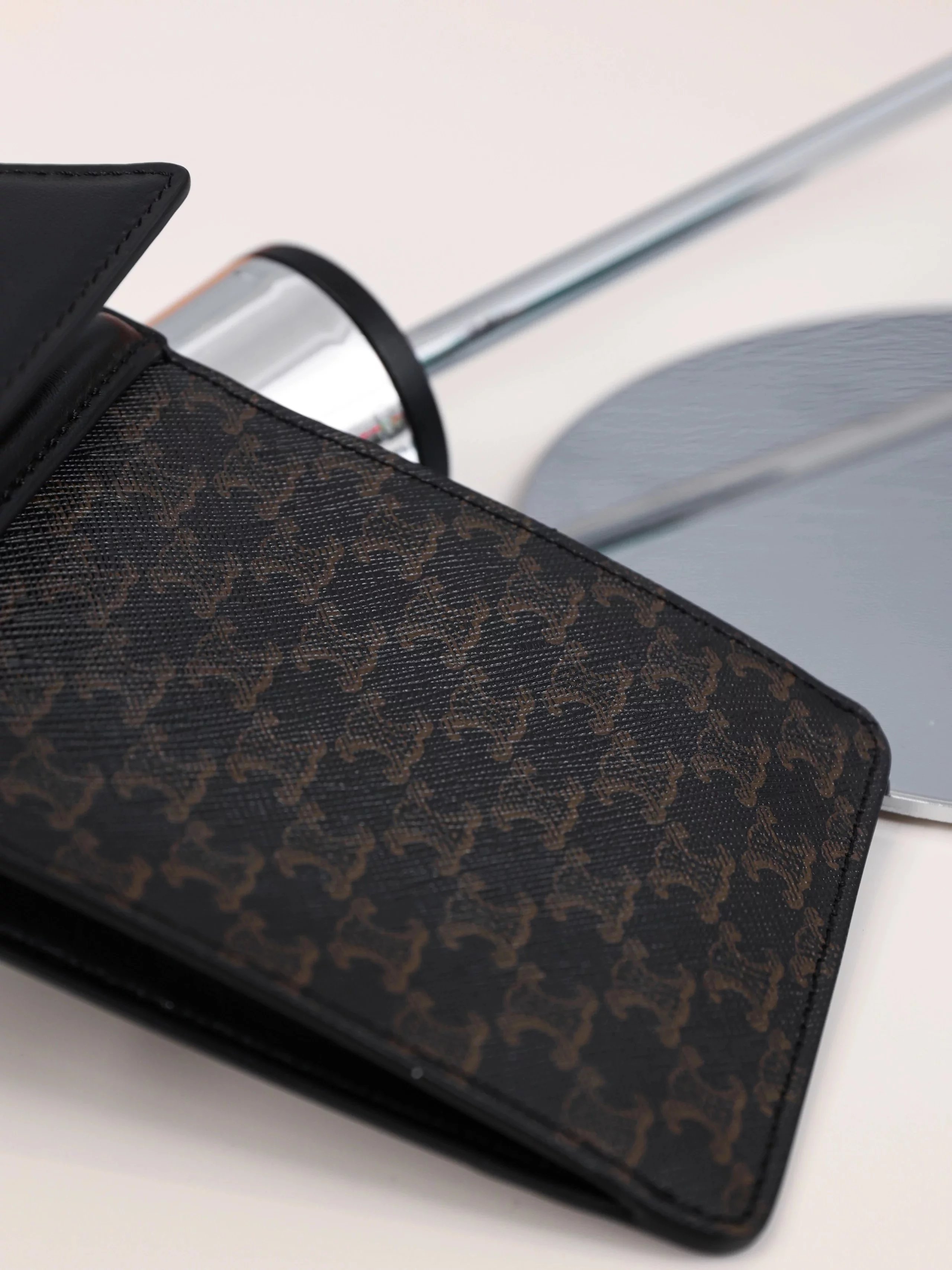 Item ID 8454 Celine-2022s-Celin-mini phone bag - Triumphal Arch printed vintage pho