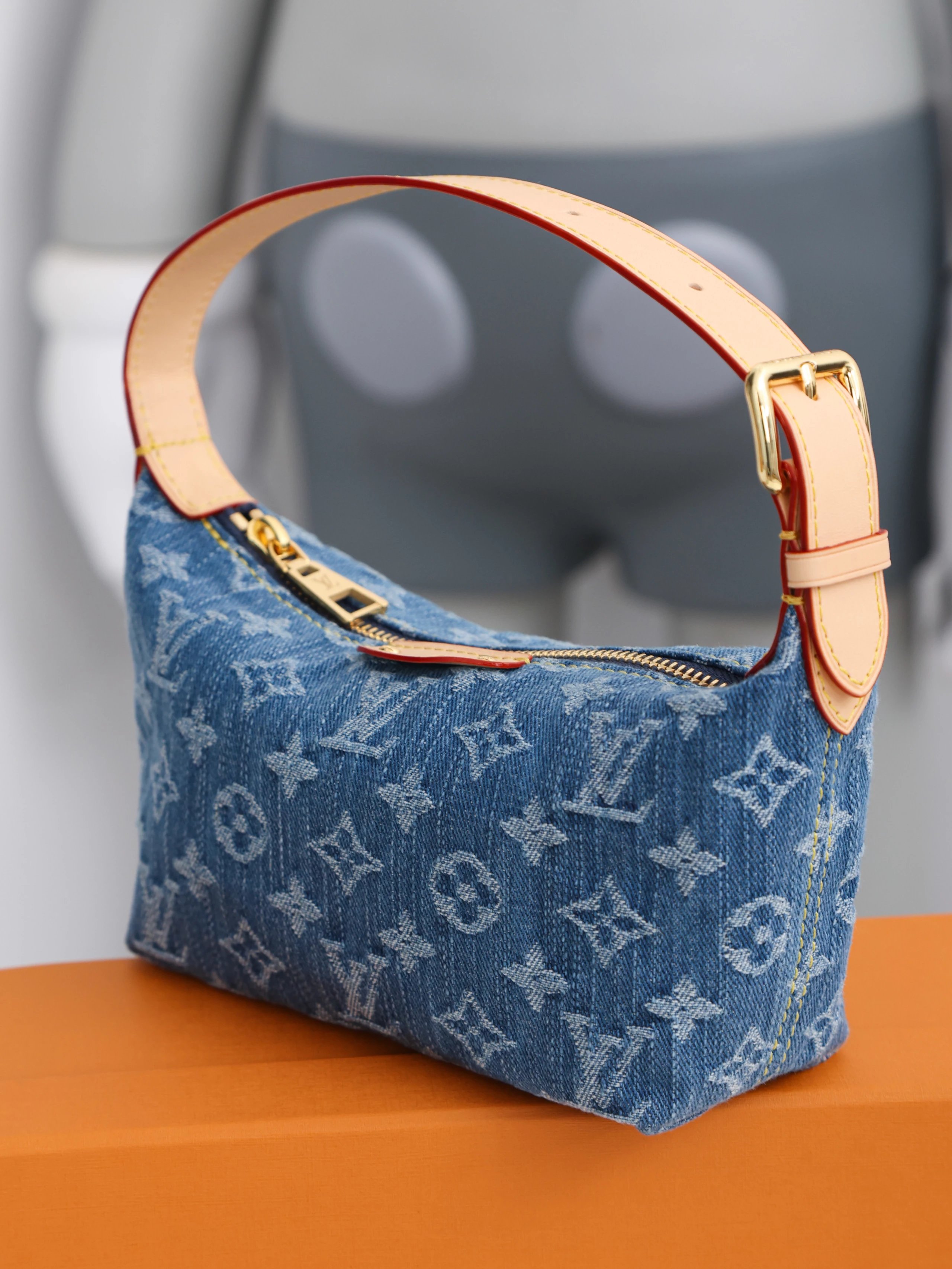 Item ID 8423 Advanced customization - Denim denim bag - Denim small lunch box handb