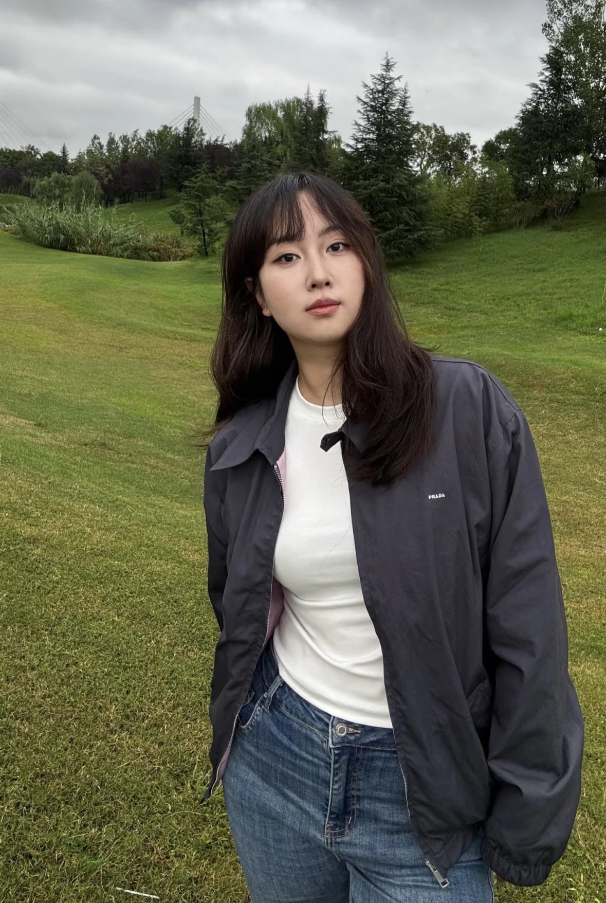 Item ID 8053 PRD-FW25- _Inner Dyeing_ Cotton Long Sleeve Zipper Shoulder Down Jacke