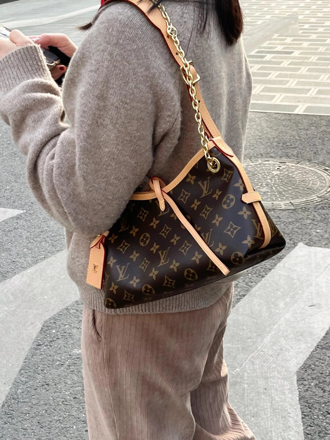 Item ID 8435 Advanced Customization -2022ss Monogram Vintage Series - Carryall BB C