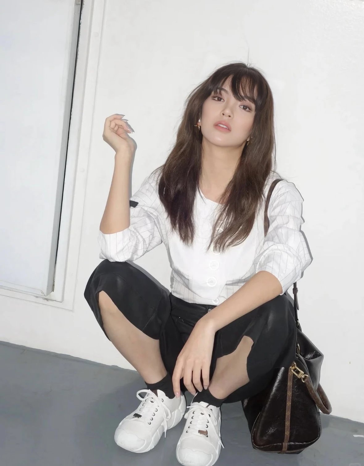 Item ID 8474 Express Black Knight - _Imported calf leather_ _NFC chip_ classic patt