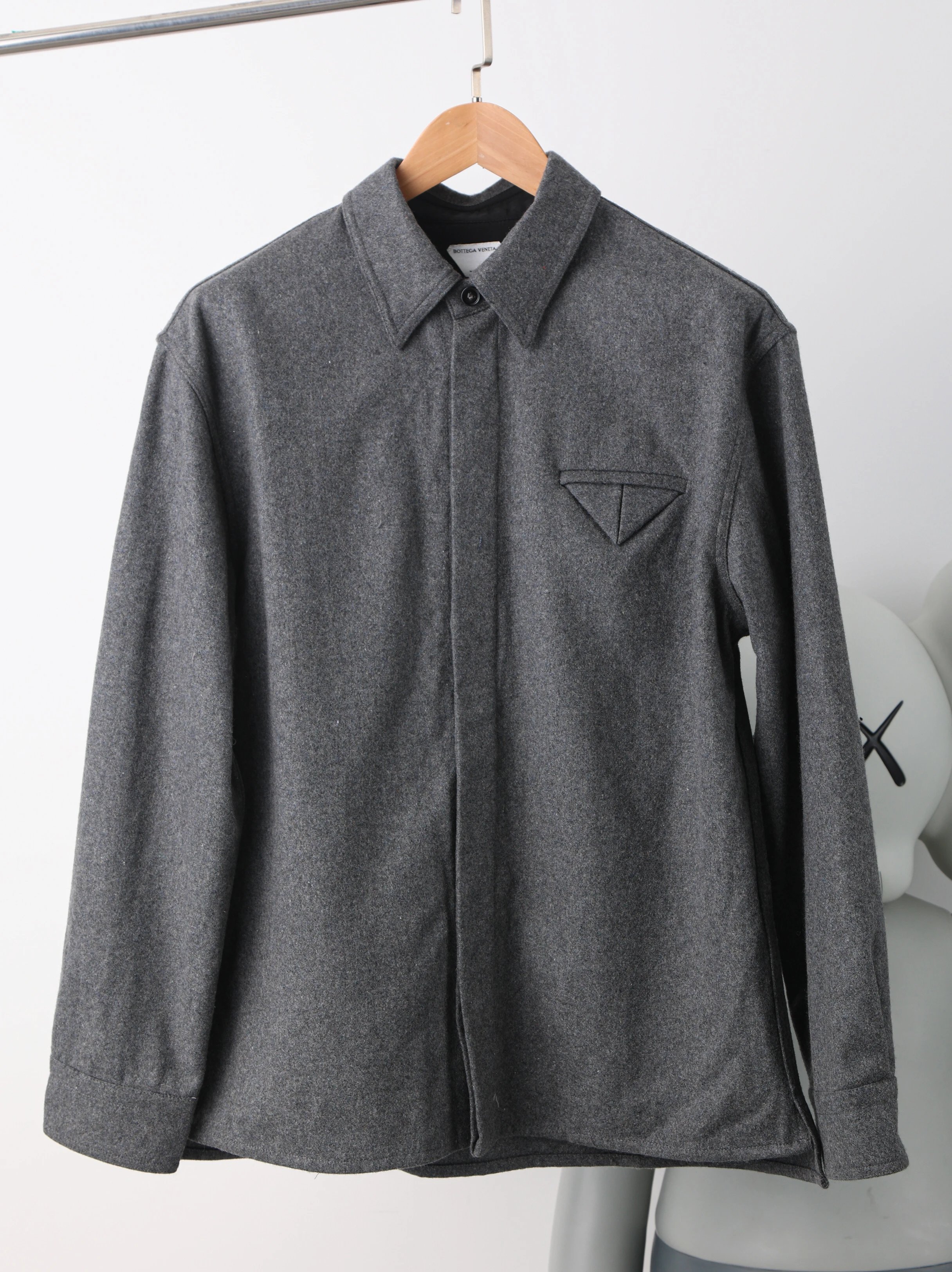 Item ID 8020 Botteg@-Venet @-BV-2024SS - Knitted Wool Jacket - Triangle Pocket Desi