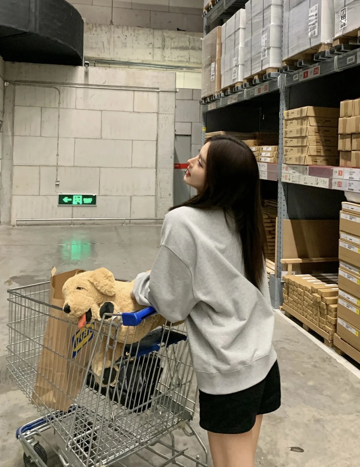 Item ID 8081 JILSANDER-logo printed sweatshirt - Ribbed crew neck loose long sleeve