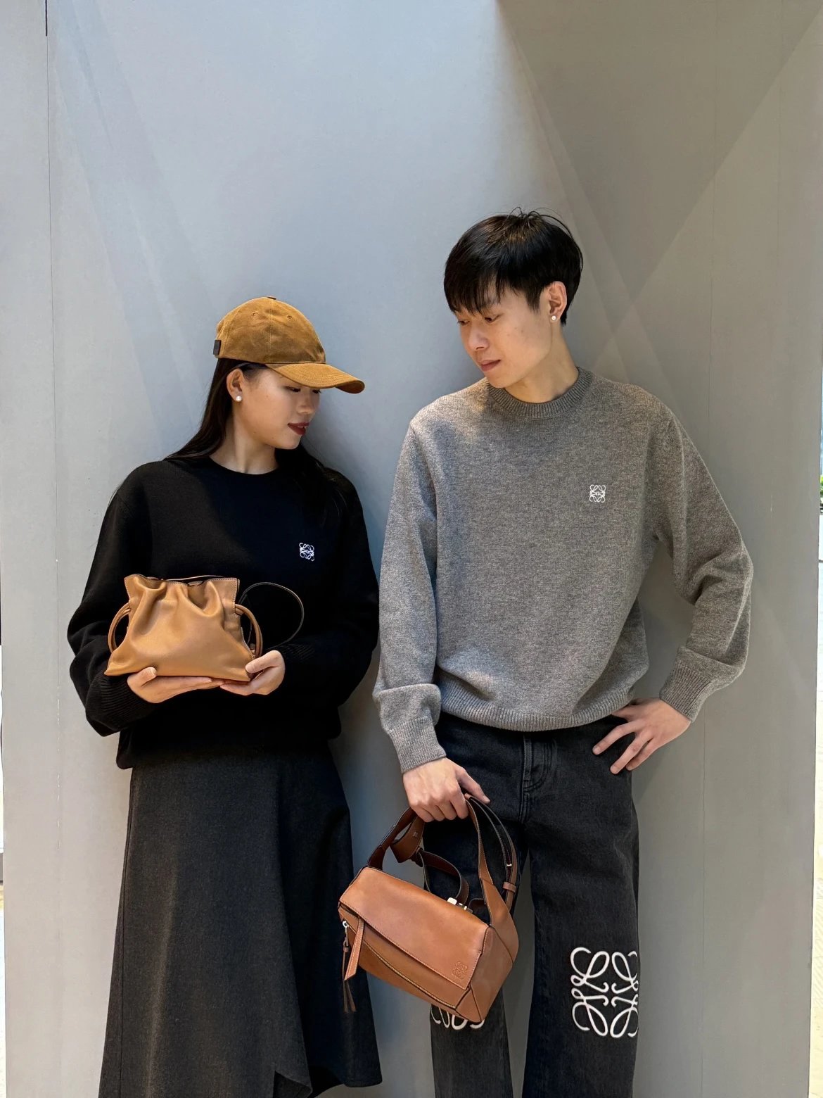 Item ID 8260 L0EWE“100% Combed sheep wool ”Logo round neck pullover long sleeve swe