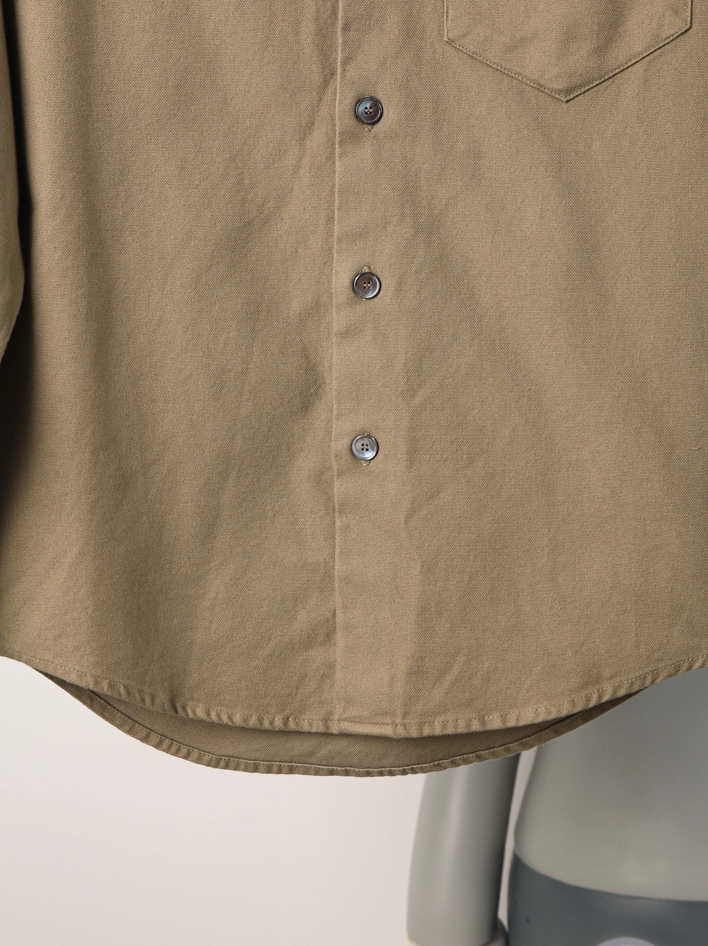 Item ID 8212 AmiParis-2023ss Classic - workwear pocket shirt - heavyweight fabric