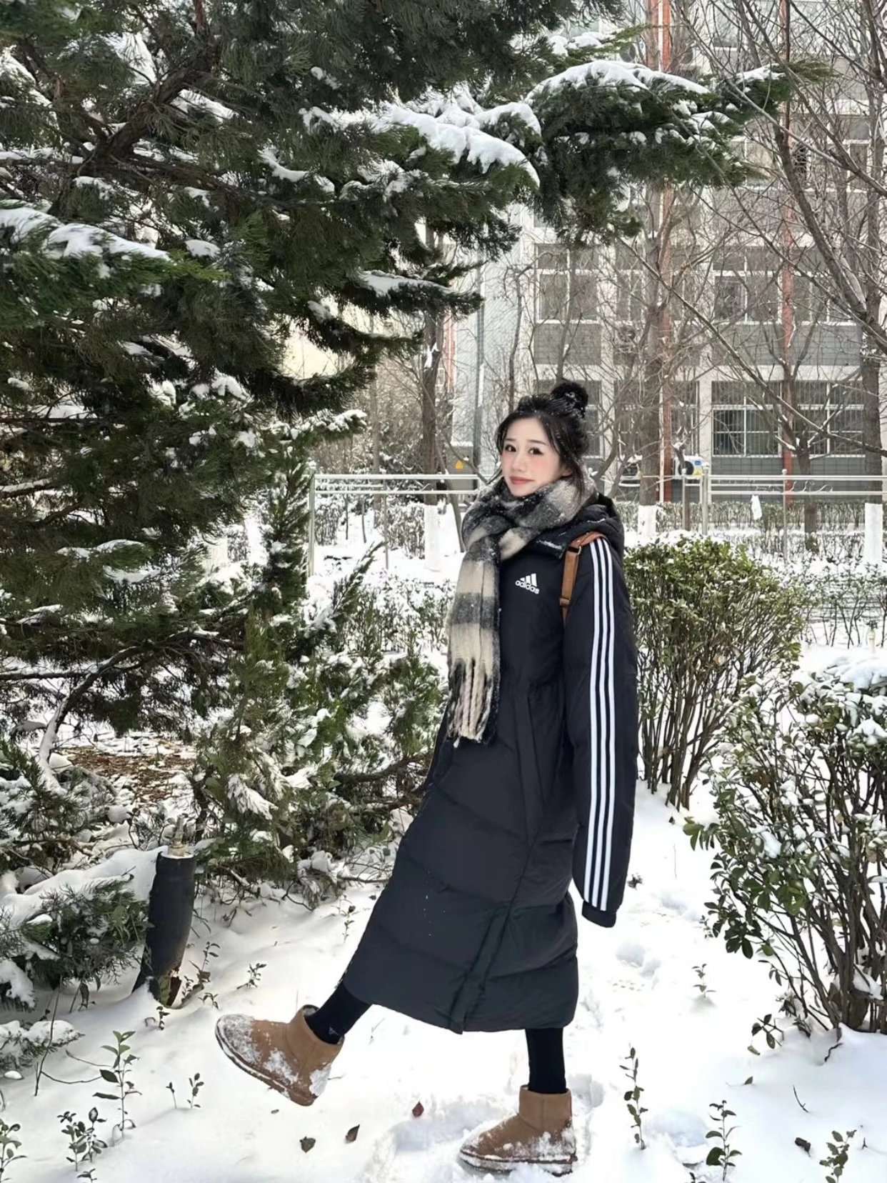 Item ID 8100 Adid@s- Adi -2022ss-3st-Long-coat down jacket -70 Down content - White