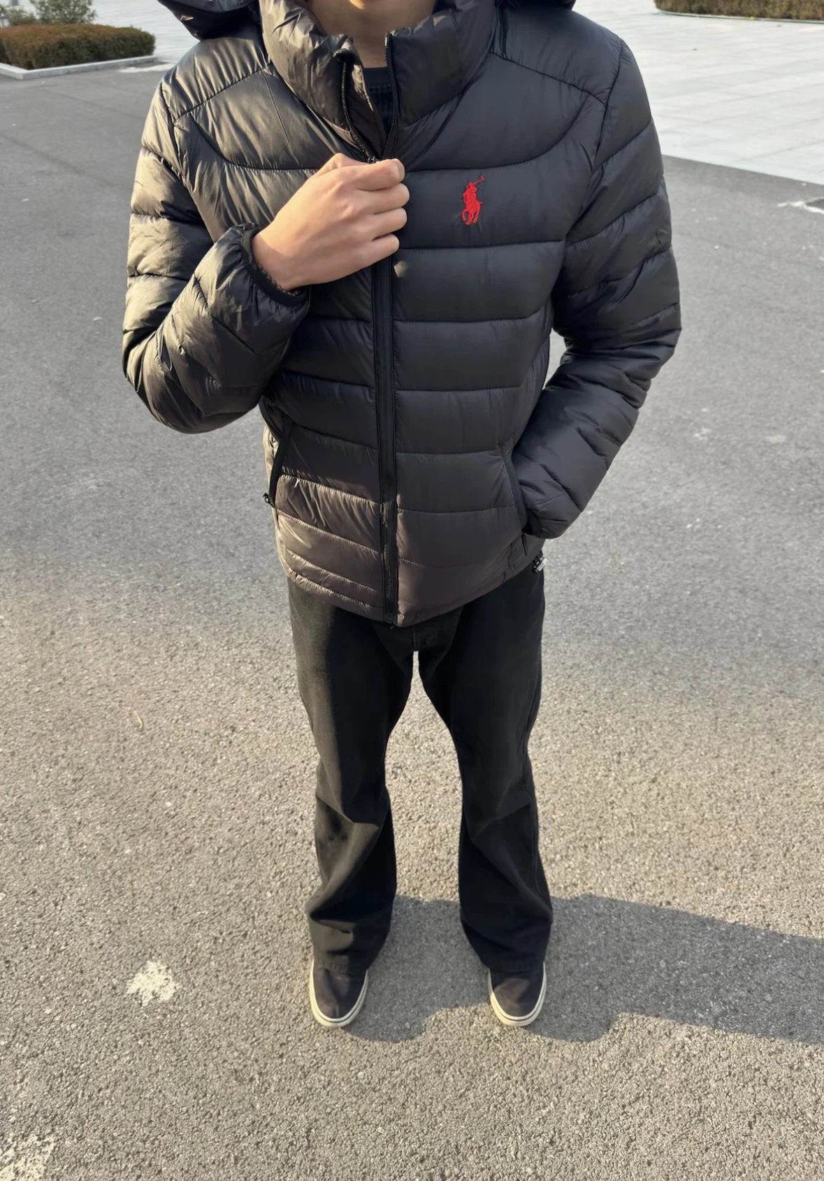 Item ID 8133 raff FW24 solid color down jacket “80 white duck down ” Zipper hooded