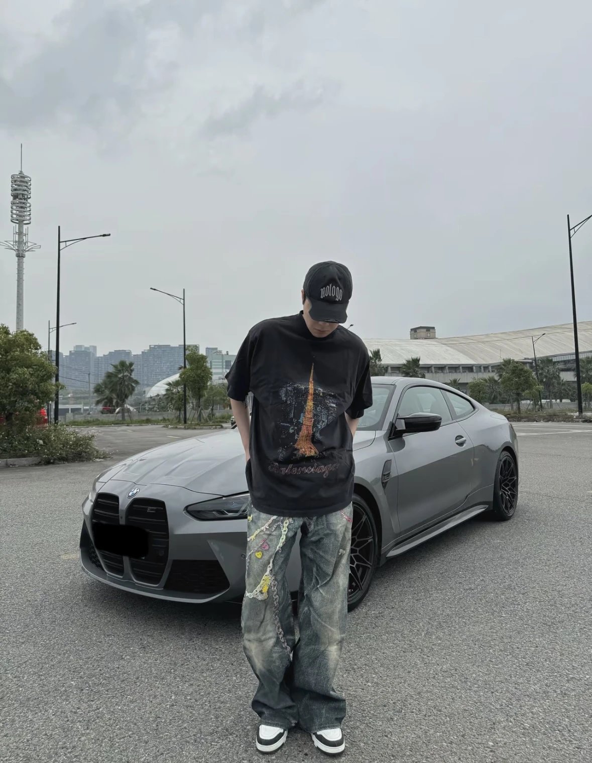 Item ID 8338 Acne-Studios-SS25 candy chain 3D printed jeans -“ full color 3D Conley