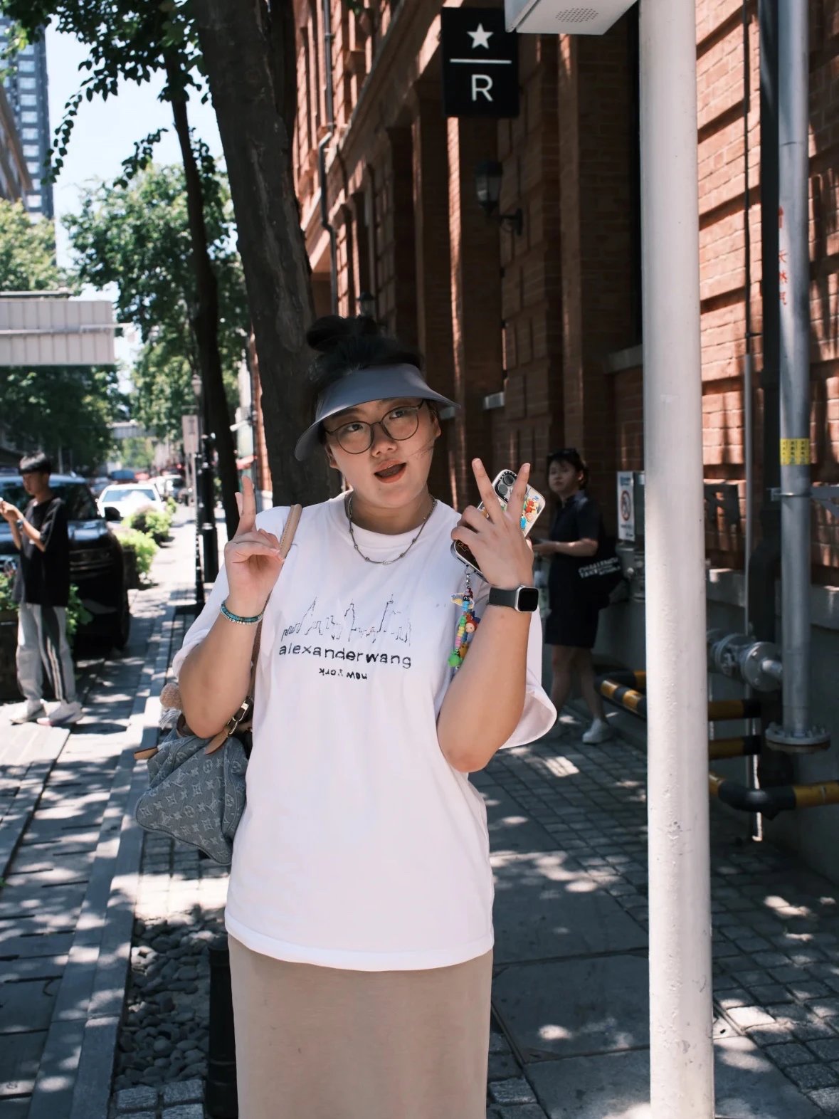 Item ID 8275 alexander-wang king alexander - architectural print - oversized logo s