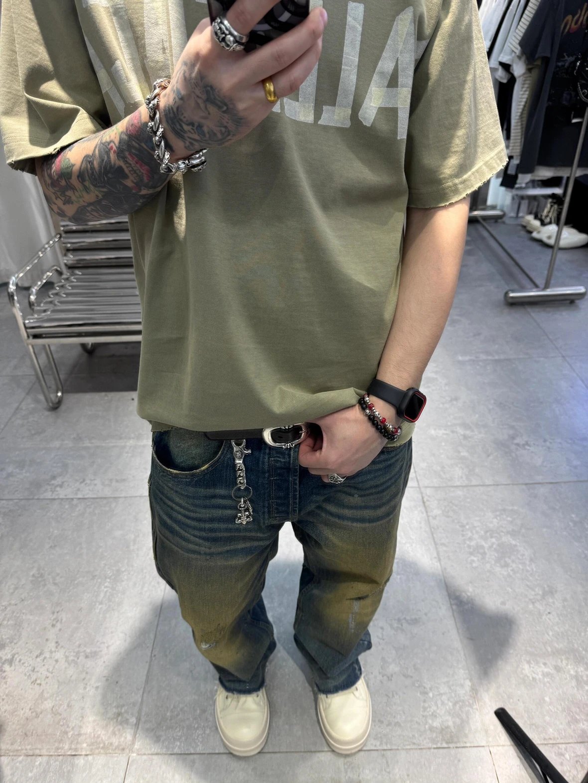 Item ID 8278 Balenc1aga - Paris-2023s - Pattern Paper Series Short Sleeves - Retro