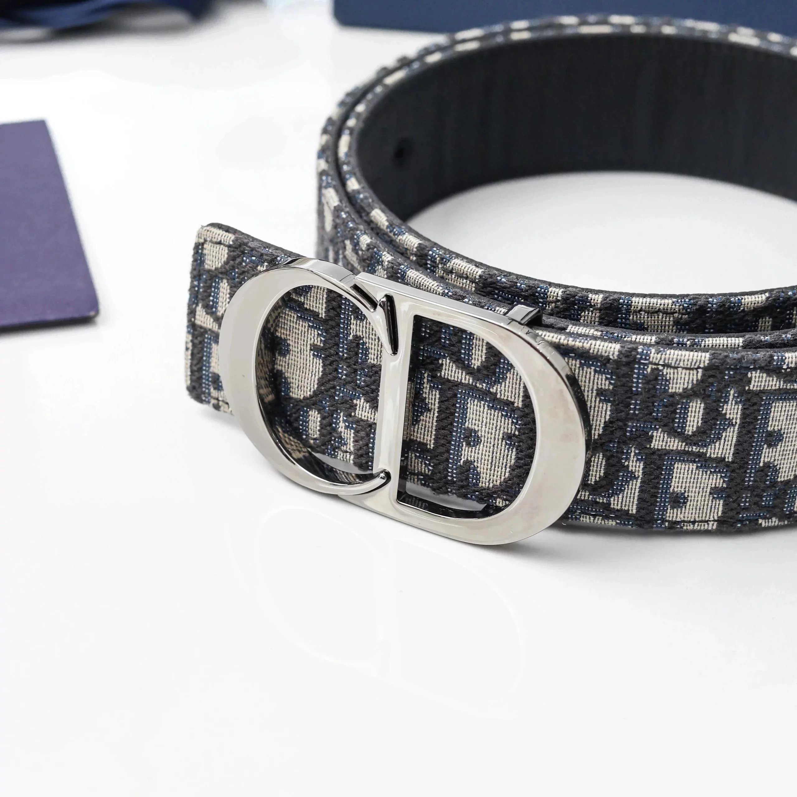 Item ID 8395 Dio-D Home - Full Print Vintage Series - Oblique Jacquard Letter Belt