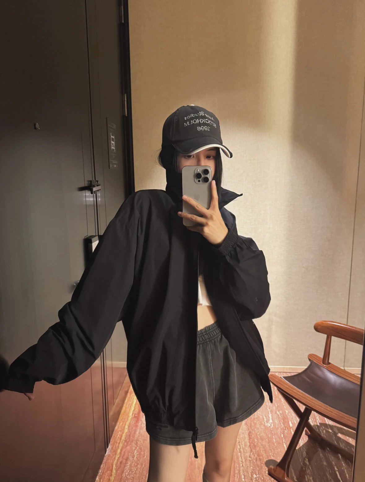 Item ID 8007 Acne Studios-SS25-1996 series back logo casual jacket _3D embroidery_