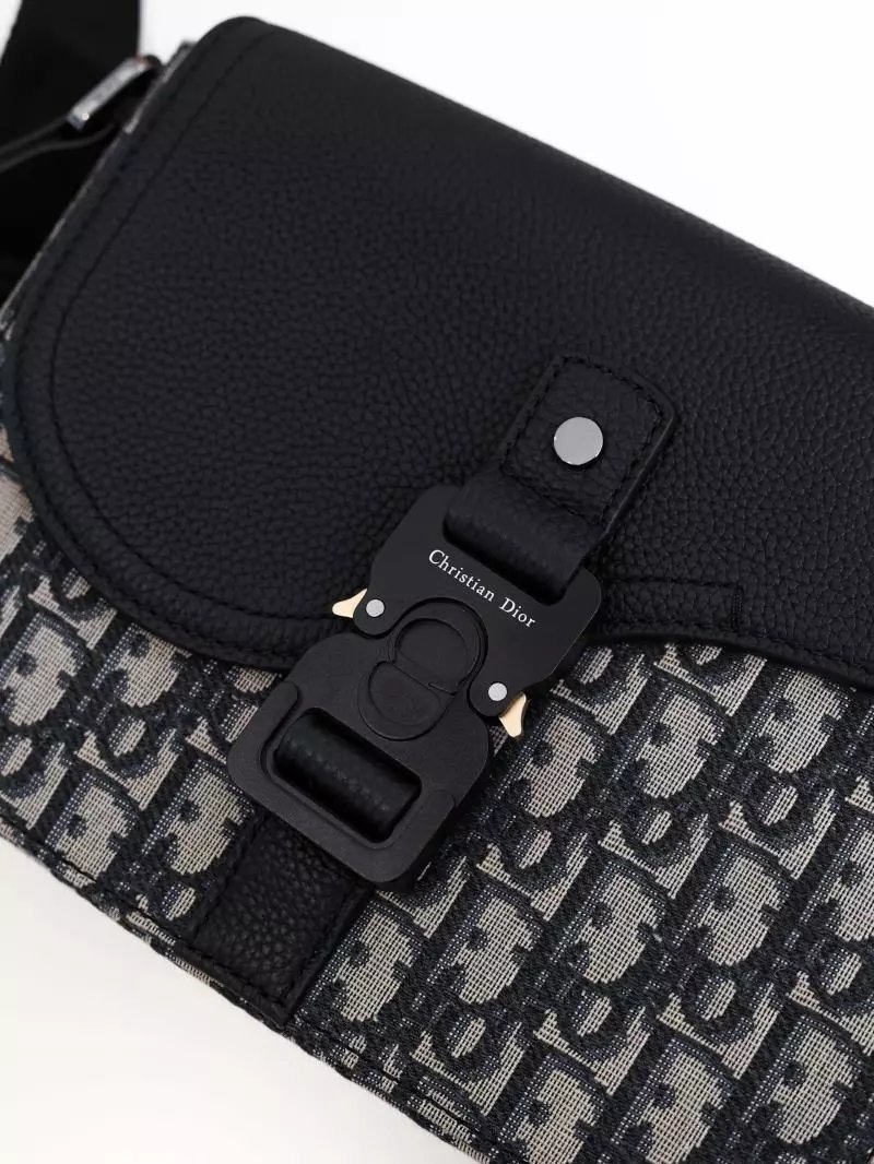 Item ID 8473 Dior-Oblique- Classic old flower canvas leather shoulder bag - Allover