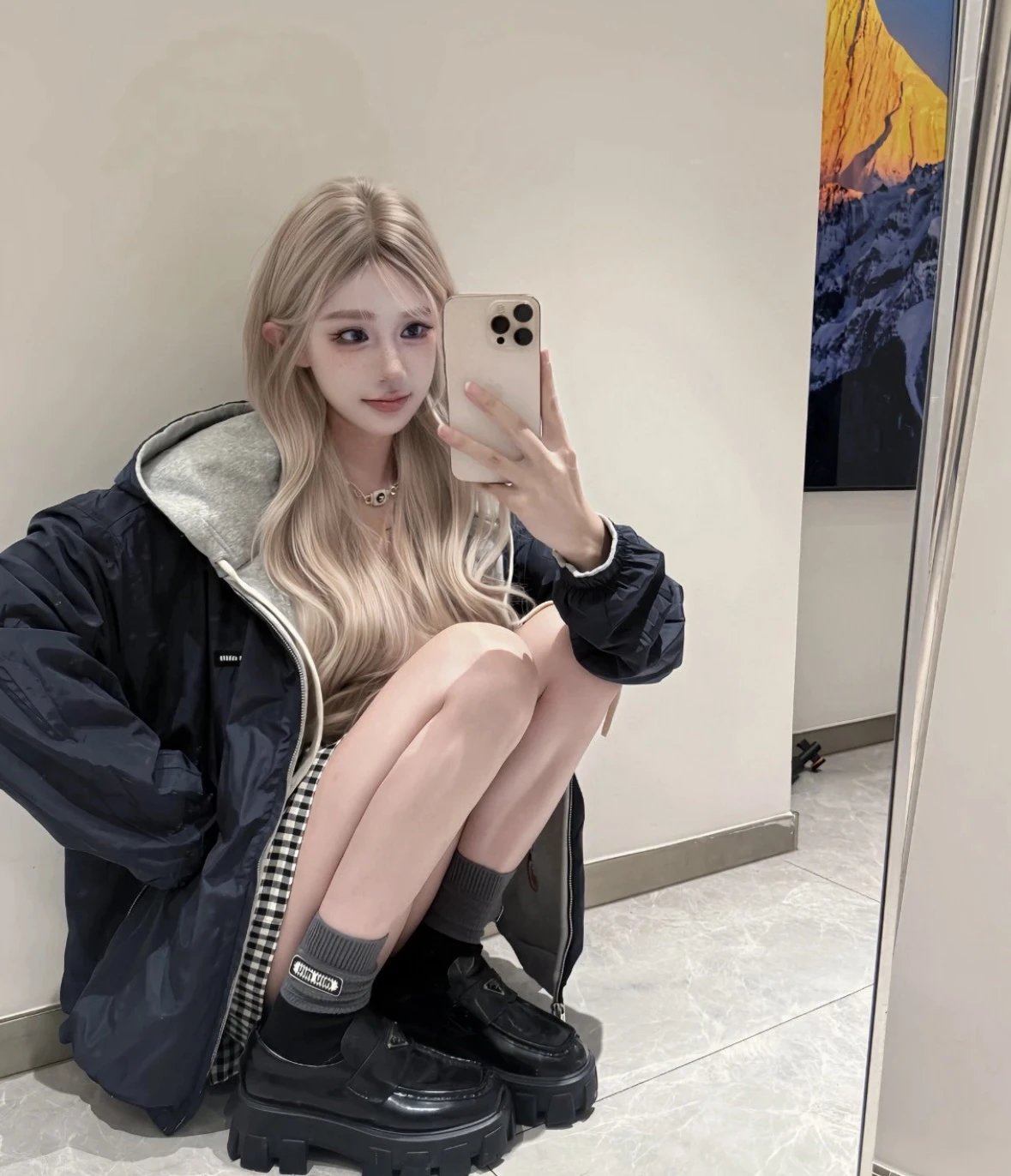 Item ID 8036 M1UM1U Double sided Wear - _High Density Waterproof Inner_ Miu Miu Ath