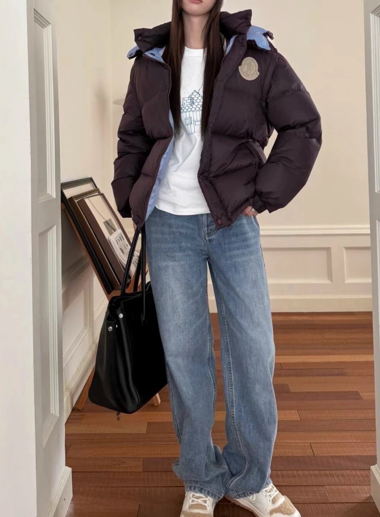 Item ID 8095 -Cyclone series - 2-in-1 detachable design goose down jacket “90 white