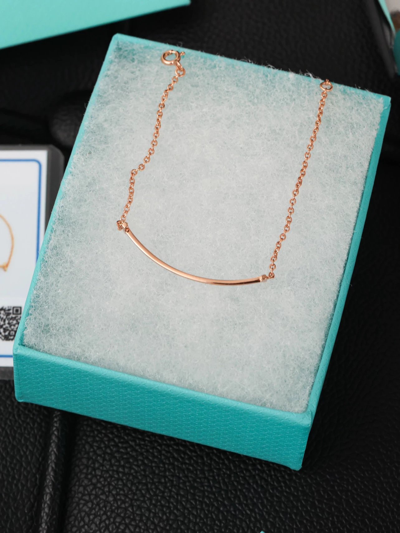 Item ID 8384 Tiff@ny- Tiffany - Classic -Smile smiley face bracelet （ plating 18K g