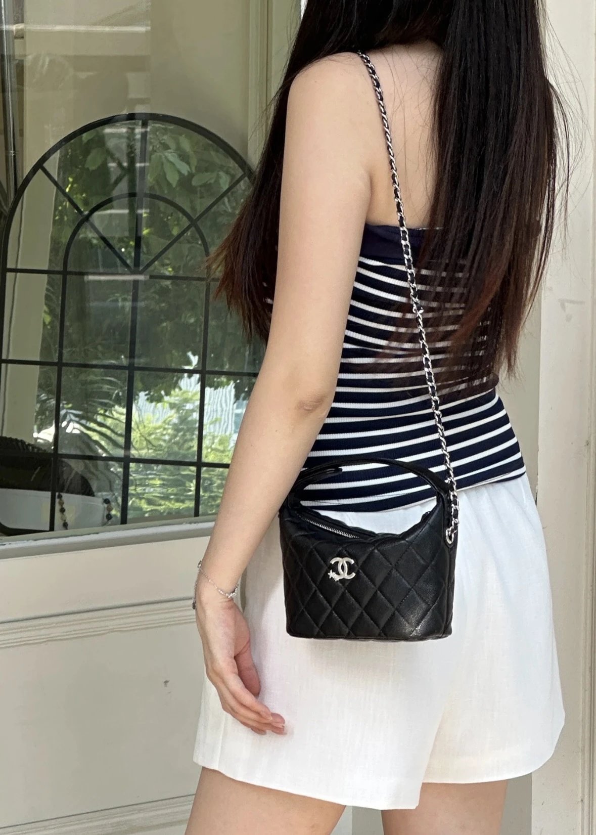 Item ID 8459 CHANE1-25B Star Lunch Box Series _High end Hardware_ - _Imported calf