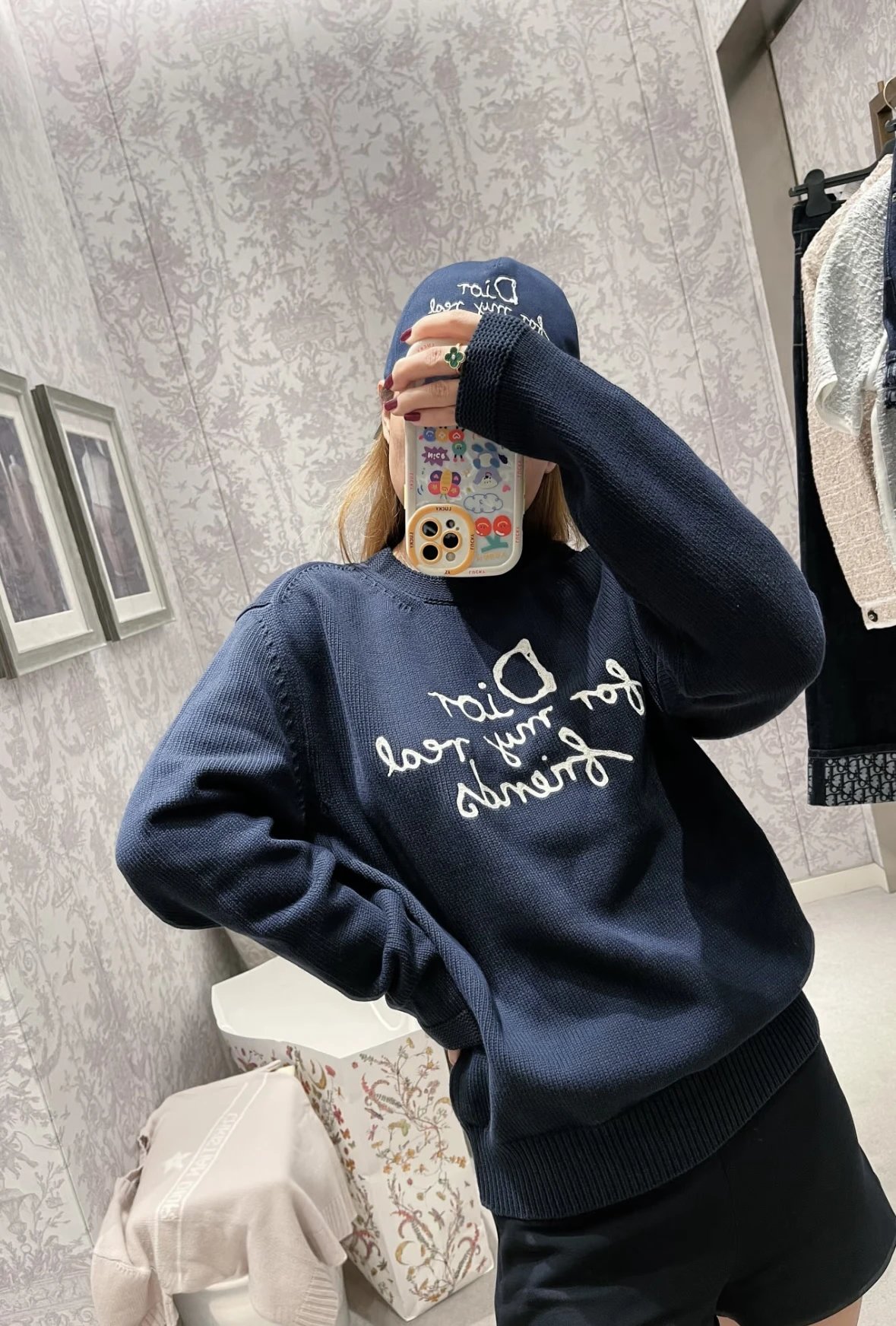 Item ID 8190 SS25 Men's Collection _Cotton Heartlet_ - Logo - Letter Embroidered Lo