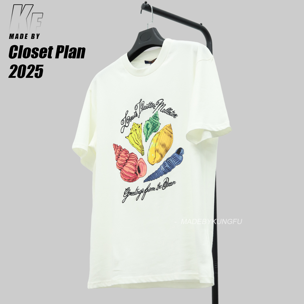 1V Conch Embroidery T-shirt