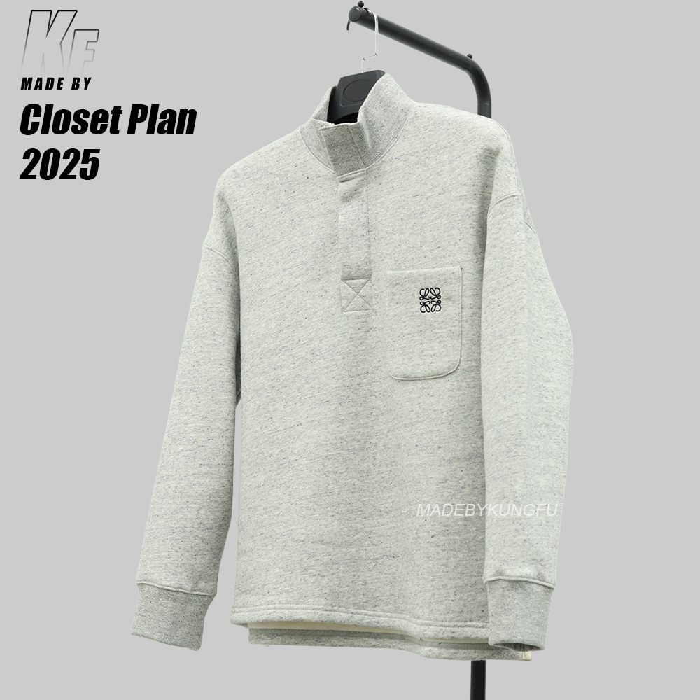 Loe High-neck fleece sweater