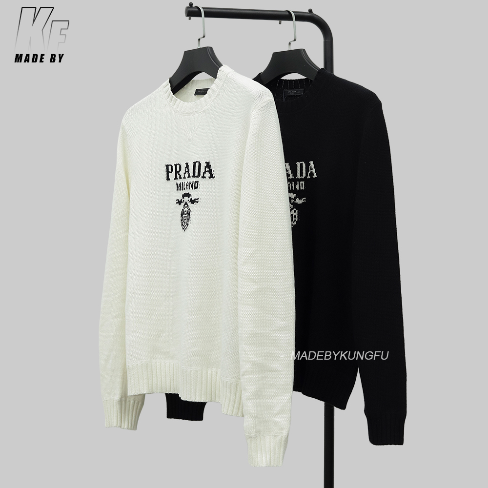 PRADA圆领毛衣 黑色