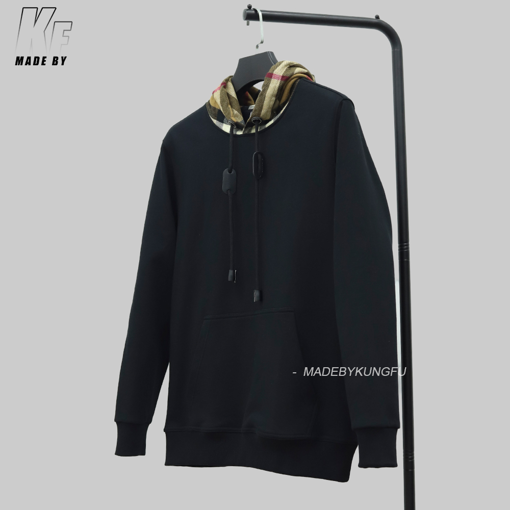 BBR连帽抽绳卫衣 黑色