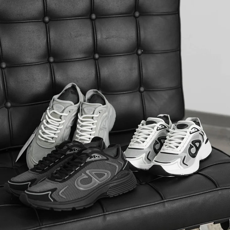 Item ID 9078 D1OR B30 CD logo shoes, simple lace up running shoes, low cut lifestyle casual shoes