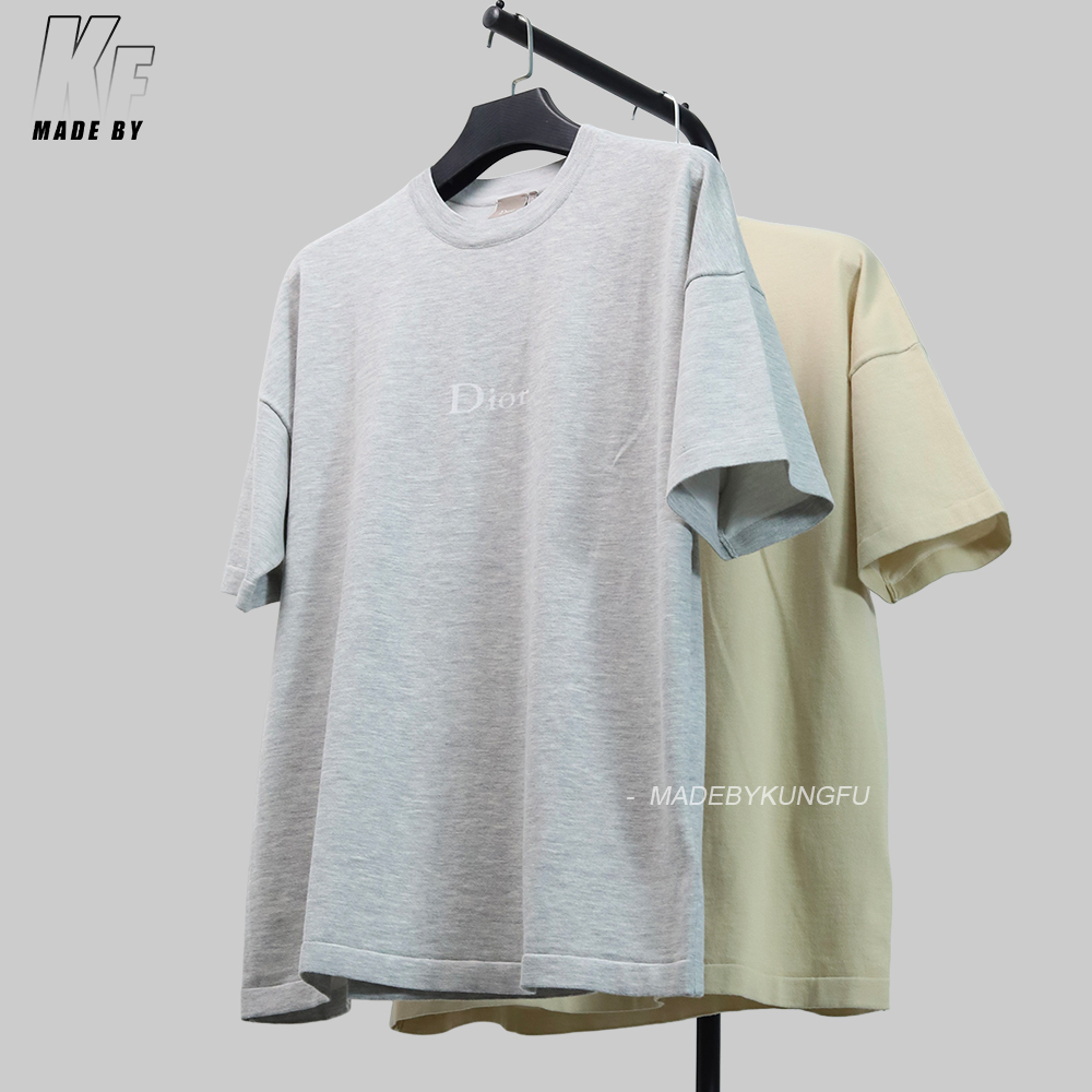 D1or oversized loose knitted jacquard tee
