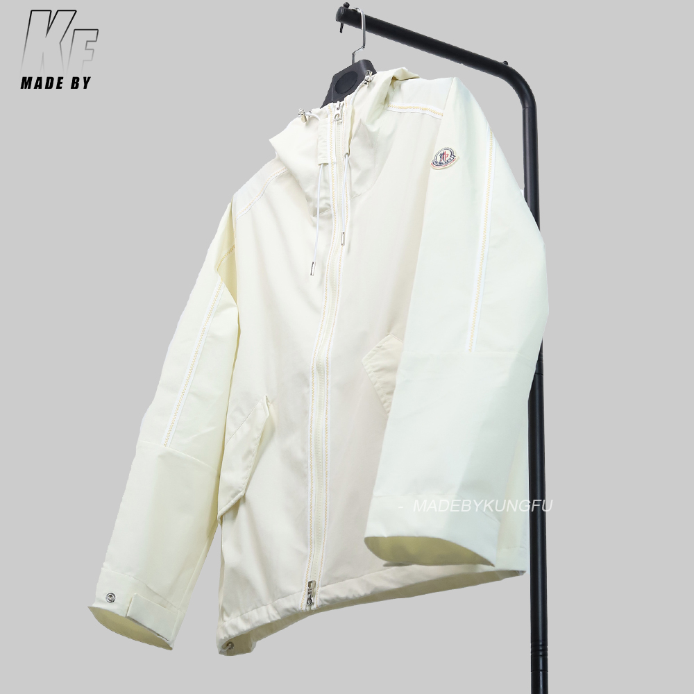 MON Orange stitched windbreaker - tear resistant tech