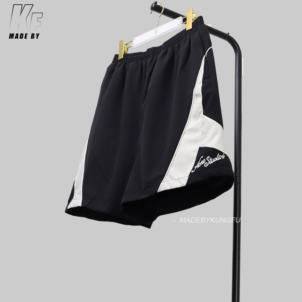 ACNE 3D Embroidered Splicing Shorts